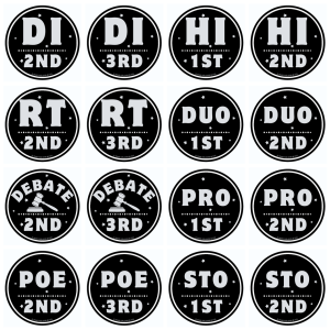 Round Award Sticker